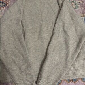 Zara Women's Light Beige Turtleneck Sweater